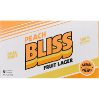 Peach Bliss Fruit Lager (6 x 330ml)