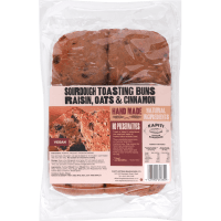 Raisin Oats & Cinnamon Sourdough Toasting Buns (540g)