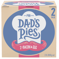 Bacon & Egg Pies (2 x 200g)