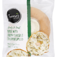 Bagel With Cream Cheese & Jalapeno Spread (145g)