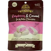 Raspberry & Coconut In White Chocolate (130g)