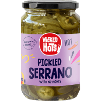 Pickled Serrano With NZ Honey (360g)