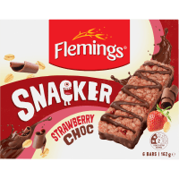 Snacker Strawberry Choc Muesli Bar (6 x 27g)