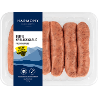 Beef & Black Garlic Sausages (450g)