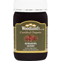 Certified Organic Rewarewa Honey (500g)