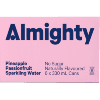 Pineapple Passionfruit Sparkling Water (6 x 330ml)