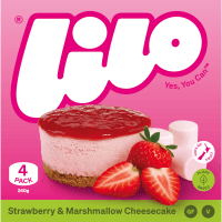 Strawberry & Marshmallow Cheesecake (4 x 60g)
