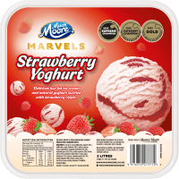 Marvels Strawberry Yoghurt Low Fat Ice Cream (2l)