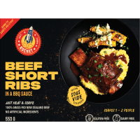 Beef Short Ribs in BBQ Sauce (550g)
