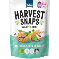 Harvest Snaps Hot Cross Bun Flavour Baked Pea Crisps (120g)