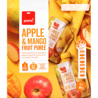 Apple & Mango Fruit Puree (4 x 90g)