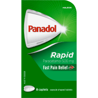 Rapid Paracetamol 500mg Caplets (8pk)