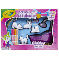 Crayola Scribble Scrubbie Pets Bath Tub Playset (1pk)