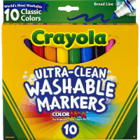 Crayola Markers Classic Broadline (10pk)
