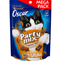 Party Mix Classic Mix Tuna Chicken and Bonito Flavours Cat Treats (160g)