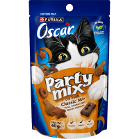 Party Mix Classic Mix Tuna Chicken and Bonito Flavours Cat Treats (60g)