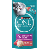 Digestive Care Jelly Treat with Real Tuna Flakes Cat Treats (4 x 14g)