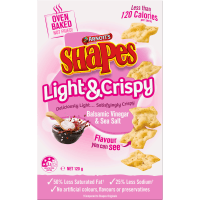 Light & Crispy Balsamic Vinegar & Sea Salt Snacks (120g)