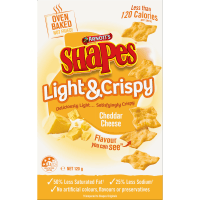 Shapes Light & Crispy Cheddar Cheese Snacks (120g)