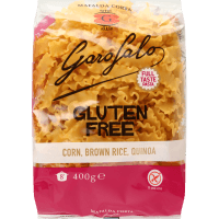 Gluten Free Corn Brown Rice Quinoa Mafalda Corta Pasta (400g)