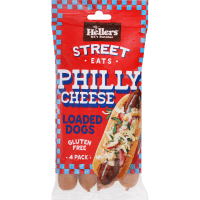 Street Eats Philly Cheese Loaded Dogs (4pk)