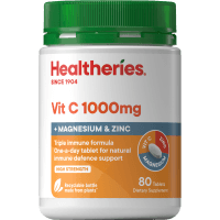 Magnesium + Zinc Vit C 1000mg (80pk)