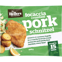 Focaccia Crumbed Pork Schnitzel (600g)