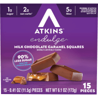 Endulge Low Carb Milk Chocolate Caramel Squares (15 x 11.5g)