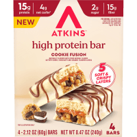 Cookie Fusion High Protein Bar (4 x 60g)