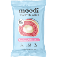 Raspberry White Choc Plant Protein Ball (40g)