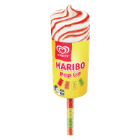 Haribo Strawberry Vanilla Pop Up Frozen Dessert (85ml)