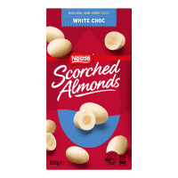 White Choc Scorched Almonds (180g)