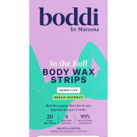 Beach Coconut In The Buff Sensitive Body Wax Strips (20pk)