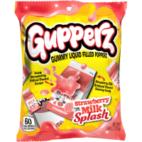 Strawberry Milk Splash Gummy Liquid Filled Popperz (72g)
