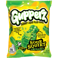 Sour Squirt Grenades Gummy Liquid Filled Popperz (72g)
