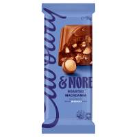 & More Roasted Macadamia Chocolate Block (195g)