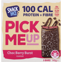 Pick Me Up Choc Berry Burst Snack Bars (5 x 29g)