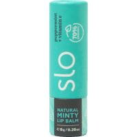 Peppermint + Vitamin E Natural Minty Lip Balm (8g)