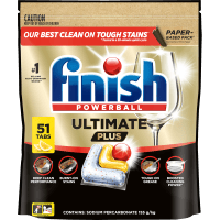 Powerball Ultimate Plus Lemon Auto Dishwash Tablets (51pk)