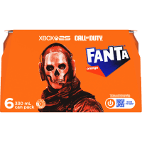 Orange Soft Drink Cans (6 x 330ml)