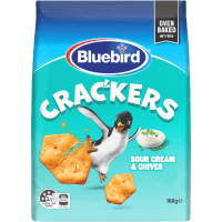 Sour Cream & Chives Crackers (160g)