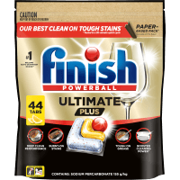 Powerball Ultimate Plus All-In-1 Lemon Dishwasher Tablets (44pk)