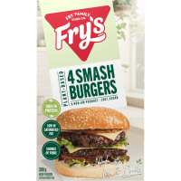 Plant-Based Meat Alternative Smash Burgers (4 x 75g)