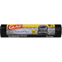 Forceflex 56L Garbage Bag Drawstring (5pk)