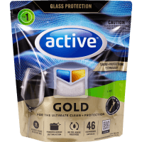 Gold Lime Glass Protection Auto Dishwash Capsules (46pk)
