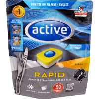 Rapid Lemon Auto Dishwash Tablets (90pk)