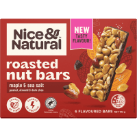 Maple & Sea Salt Roasted Nut Bars (6 x 32g)