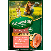 Grain Free Homestyle Stew Salmon in Jelly Wet Dog Food (100g)