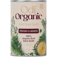 Organic Beef Bone Broth 6m+ Protein for Growth (125g)