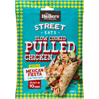 Street Eats Slow Cooked Pulled Chicken with Mexican Fiesta Sauce (400g)